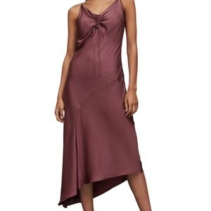 Allsaints Alexia mauve dress size US 2